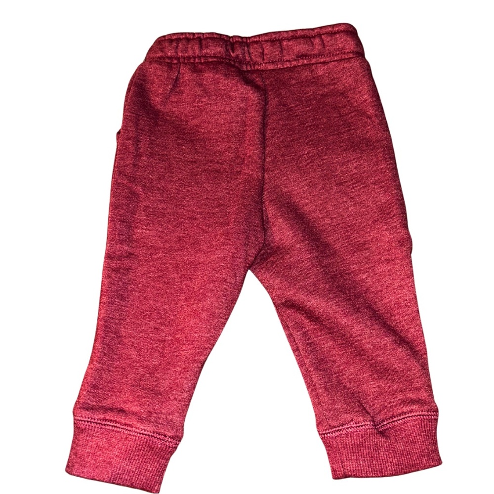 NWT Cat & Jack 12M Baby Pants Maroon Joggers - Picture 3 of 9